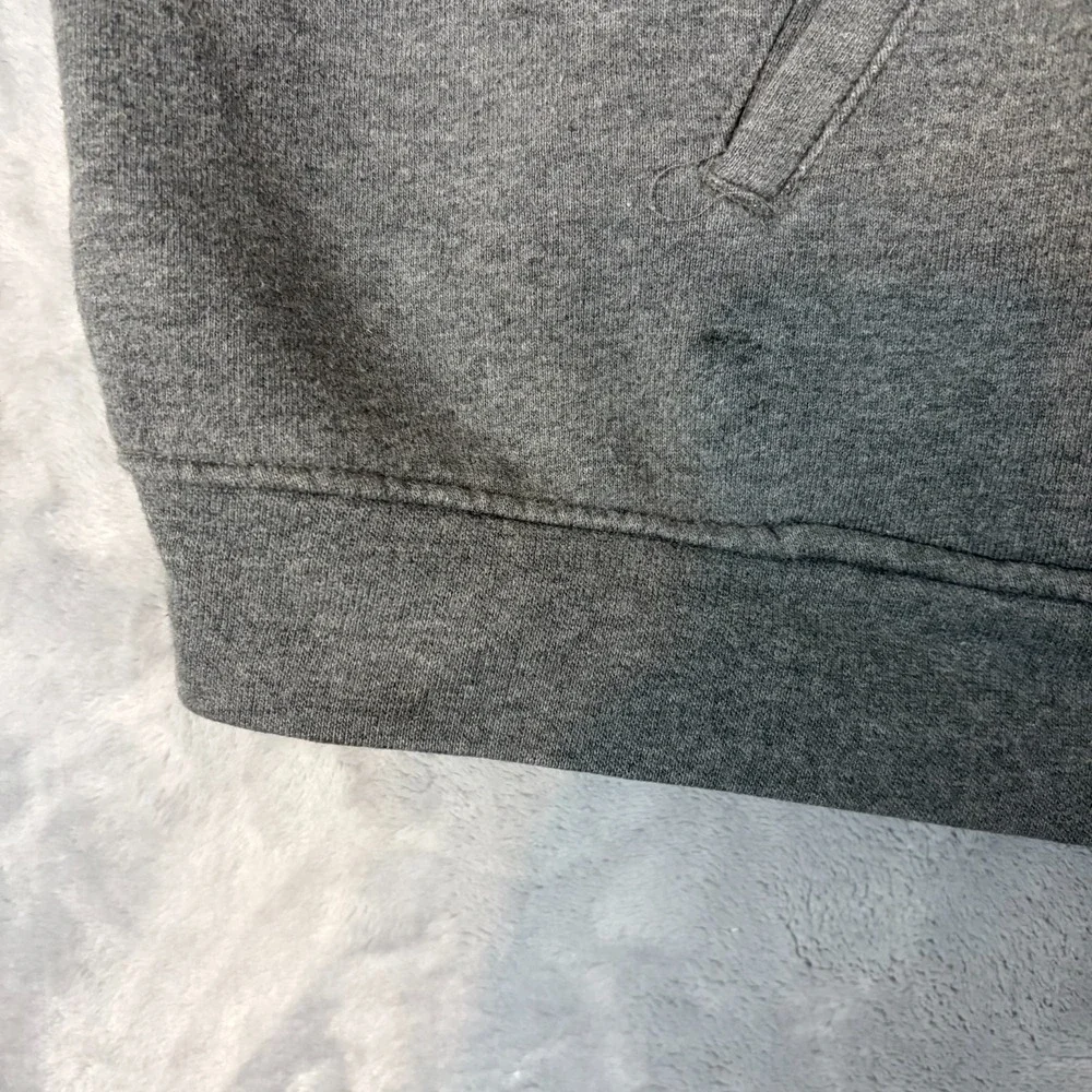 Disneyland Resort Mickey Mouse Moon Sweater Mens Medium Gray Zip Up Long Sleeve